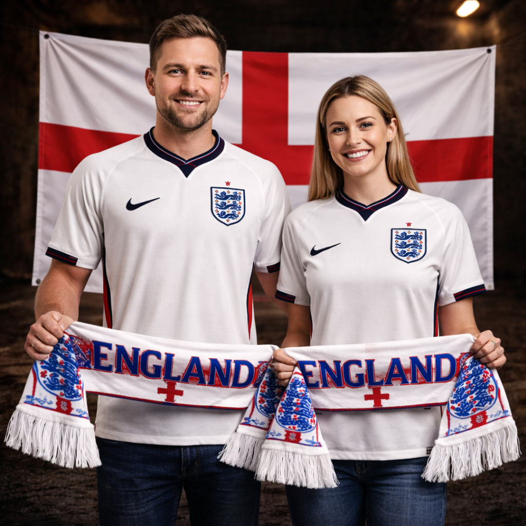 Kit União Nacional Inglaterra 2026 - Edição Casal - Imagem 2
