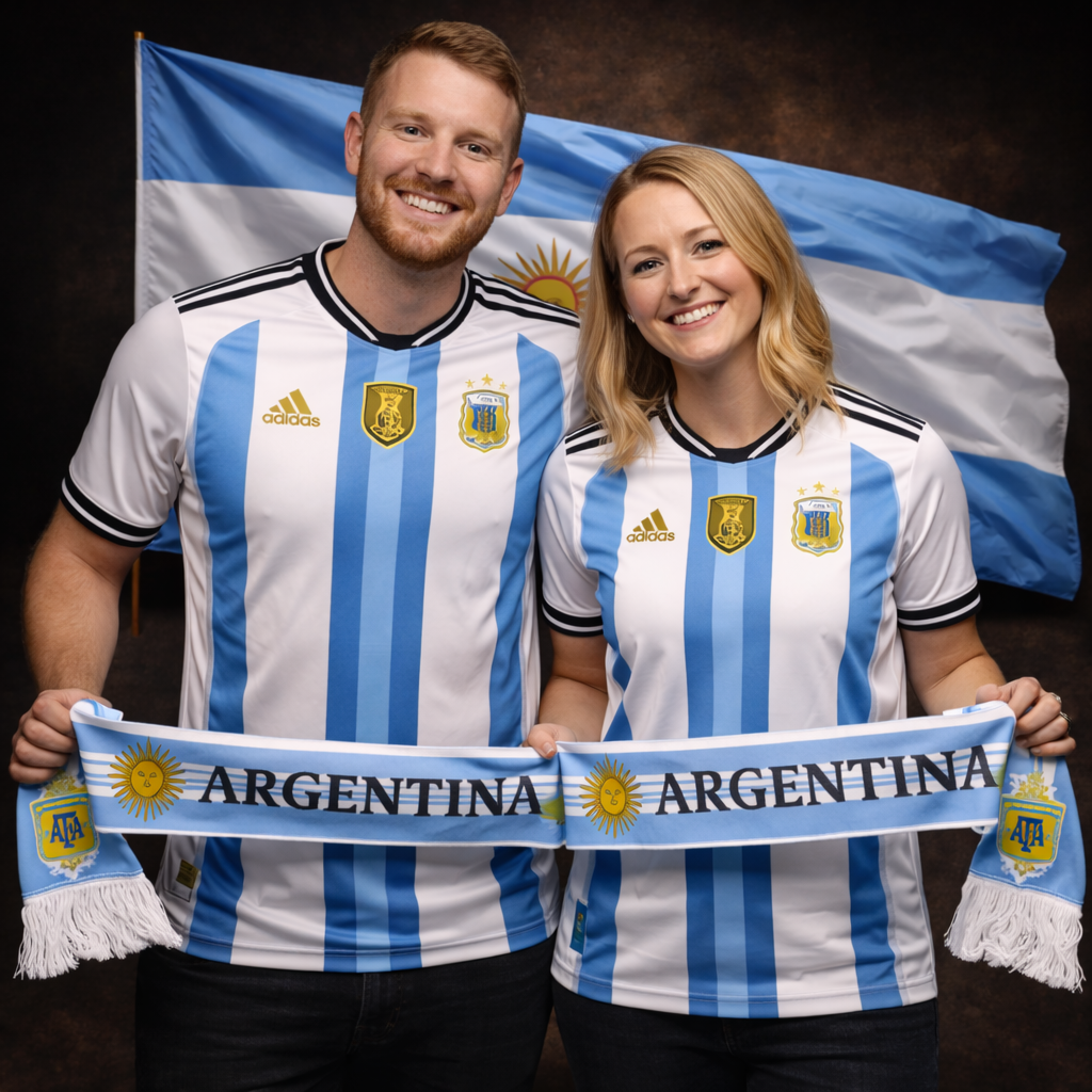Kit União Nacional Argentina 2026 - Edição Casal - Imagem 2