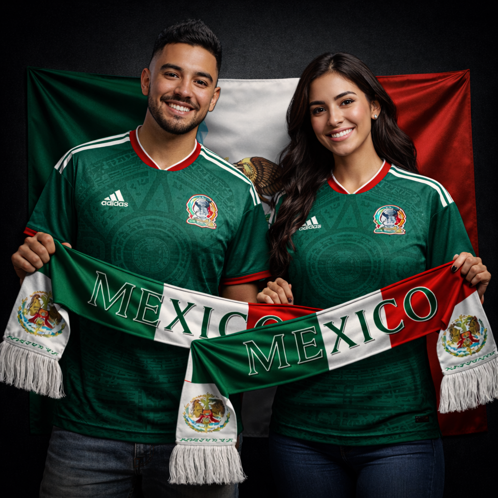 Kit União Nacional México 2026 - Edição Casal - Imagem 2