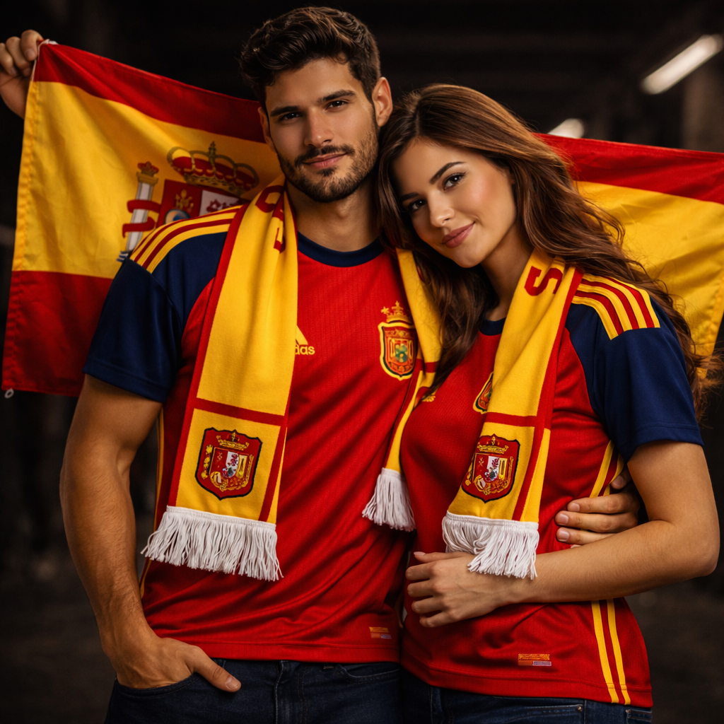 Kit União Nacional Espanha 2026 - Edição Casal - Imagem 2