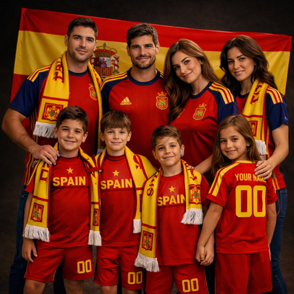 Kit União Nacional Espanha 2026 – Edição Tribo - Imagem 2