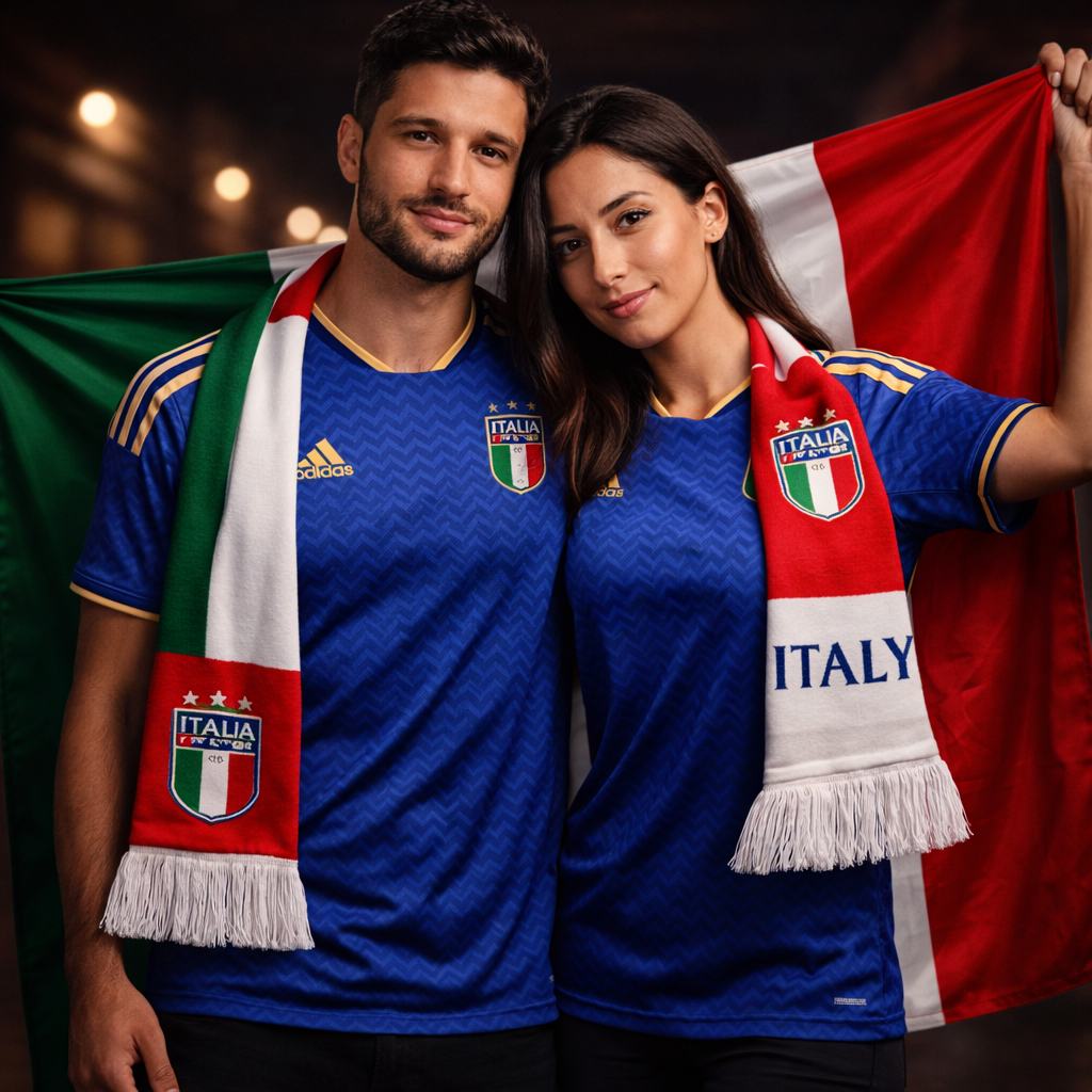 Kit União Nacional Itália 2026 - Edição Casal - Imagem 2