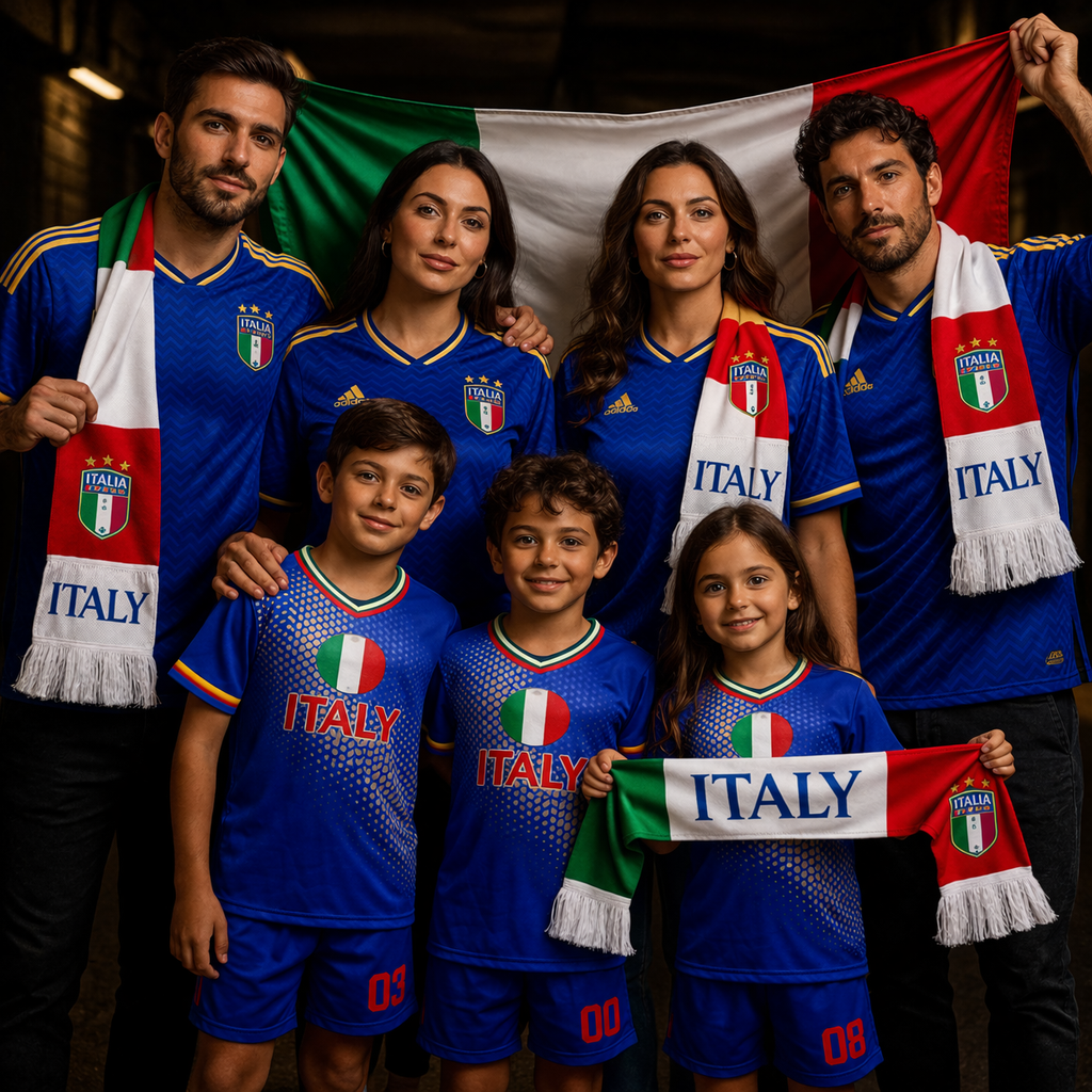 Kit União Nacional Itália 2026 – Edição Tribo - Imagem 2