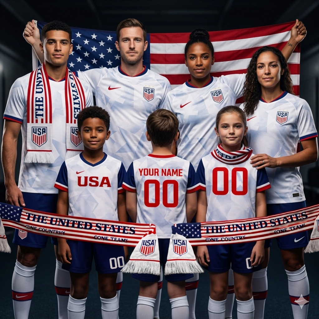 Kit União Nacional USA 2026 – Edição Tribo - Imagem 2